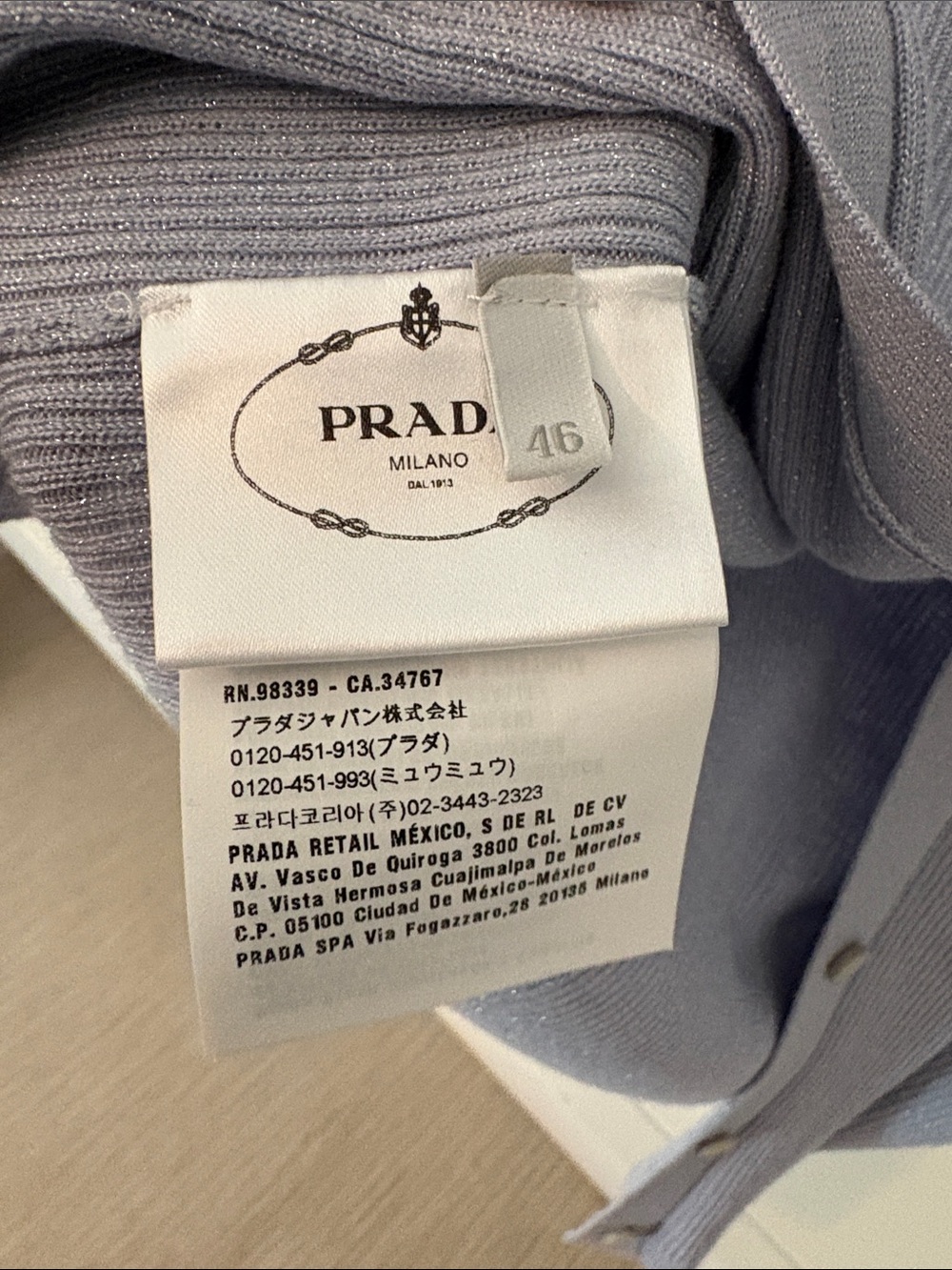 Prada Women’s Ribbed Button Cardigan - Picture 2 of 5